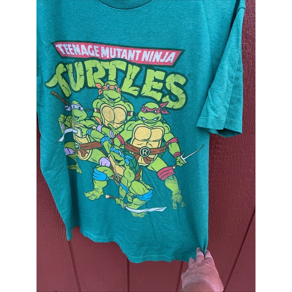 Teenage Mutant Ninja Turtles Men Women Boy Girl TShirt Size Large-Good Condition